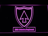 26th Infantry Regiment LED Neon Sign Electrical - Purple - TheLedHeroes