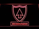 26th Infantry Regiment LED Neon Sign Electrical - Red - TheLedHeroes