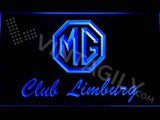 MG Club Limburg LED Neon Sign Electrical - Blue - TheLedHeroes