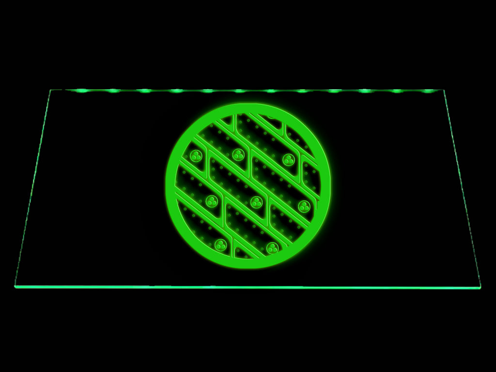 Fallout Bioscience Symbol  LED Sign - Green - TheLedHeroes