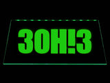 FREE 3OH!3 LED Sign - Green - TheLedHeroes