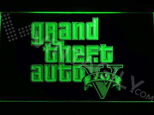 Grand Theft Auto V LED Neon Sign Electrical - Green - TheLedHeroes