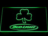 FREE Bud Light Shamrock (2) LED Sign - Green - TheLedHeroes