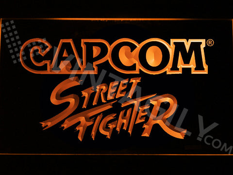 FREE Capcom Street Fighter LED Sign - Orange - TheLedHeroes