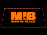 Men In Black LED Neon Sign USB - Orange - TheLedHeroes
