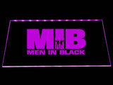 Men In Black LED Neon Sign USB - Purple - TheLedHeroes