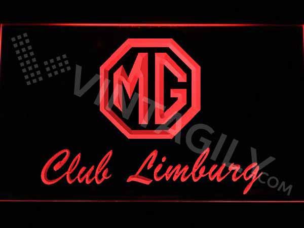 MG Club Limburg LED Neon Sign Electrical - Red - TheLedHeroes