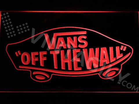 Vans LED Sign - Red - TheLedHeroes