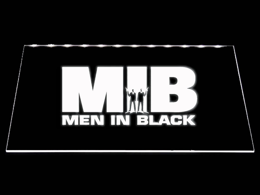 Men In Black LED Neon Sign Electrical - White - TheLedHeroes