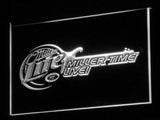 Miller Lite Miller Time Live LED Neon Sign Electrical - White - TheLedHeroes