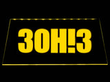 FREE 3OH!3 LED Sign - Yellow - TheLedHeroes