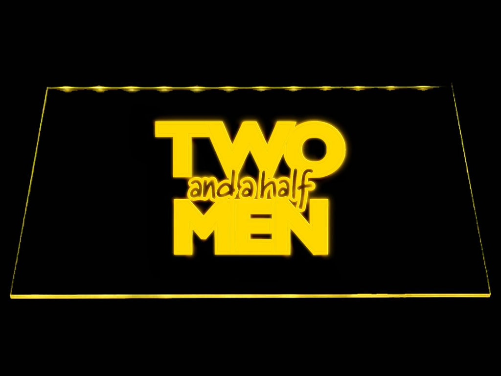 Two and a Half Men LED Neon Sign USB - Yellow - TheLedHeroes