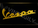 Vespa LED Sign - Yellow - TheLedHeroes