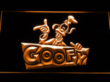 Disney Goofy LED Neon Sign USB - Orange - TheLedHeroes