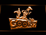 Disney Goofy LED Neon Sign Electrical - Orange - TheLedHeroes