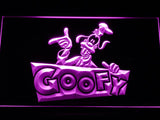 Disney Goofy LED Neon Sign USB - Purple - TheLedHeroes