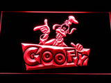 Disney Goofy LED Neon Sign Electrical - Red - TheLedHeroes