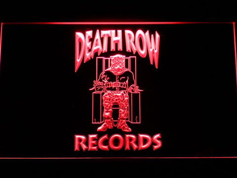 Death Row Records LED Neon Sign USB - Red - TheLedHeroes