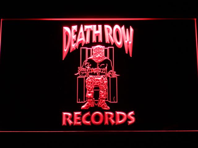 Death Row Records LED Neon Sign Electrical - Red - TheLedHeroes