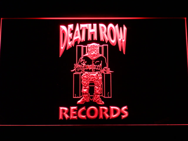 FREE Death Row Records LED Sign - Red - TheLedHeroes