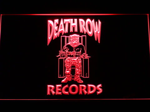 FREE Death Row Records LED Sign - Red - TheLedHeroes