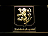 FREE 28th Infantry Regiment LED Sign - Yellow - TheLedHeroes