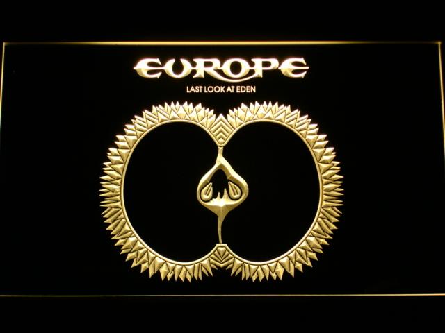Europe LED Neon Sign USB - Yellow - TheLedHeroes