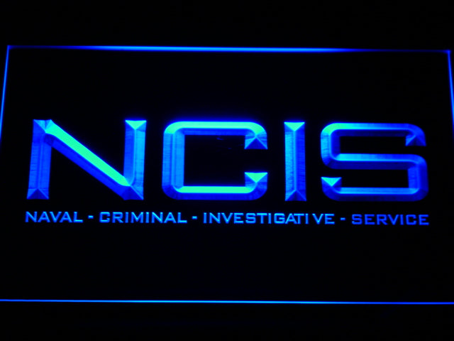 FREE NCIS LED Sign - Blue - TheLedHeroes