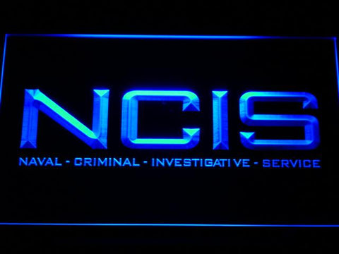 NCIS LED Neon Sign USB - Blue - TheLedHeroes