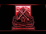 FREE 87th Mountain Infantry Regiment LED Sign - Red - TheLedHeroes