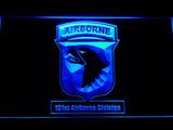 101st Airborne Division LED Neon Sign Electrical - Blue - TheLedHeroes