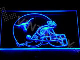 Texas Longhorns Helmet LED Neon Sign Electrical - Blue - TheLedHeroes