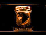 101st Airborne Division LED Neon Sign Electrical - Orange - TheLedHeroes