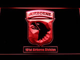 101st Airborne Division LED Neon Sign Electrical - Red - TheLedHeroes