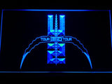 U2 Band 360 Tour LED Neon Sign Electrical - Blue - TheLedHeroes