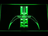 U2 Band 360 Tour LED Neon Sign USB - Green - TheLedHeroes