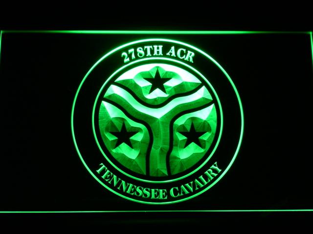 278th Armored Cavalry Regiment LED Neon Sign Electrical - Green - TheLedHeroes