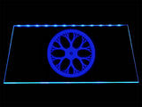 Fallout Synth Retention Bureau Symbol LED Neon Sign USB - Blue - TheLedHeroes