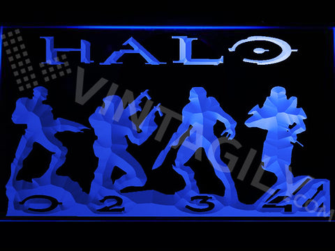 Halo 2 LED Sign - Blue - TheLedHeroes