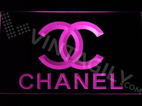Chanel LED Neon Sign USB - Purple - TheLedHeroes