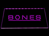 Bones LED Neon Sign USB - Purple - TheLedHeroes