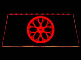 Fallout Synth Retention Bureau Symbol LED Sign - Red - TheLedHeroes
