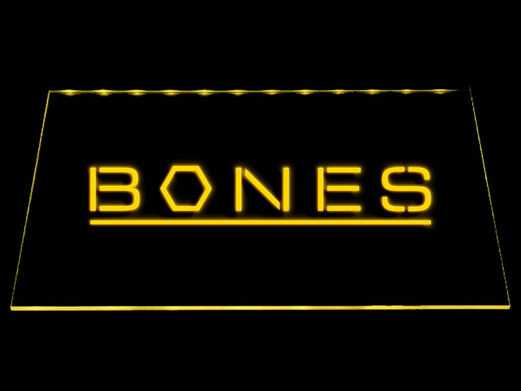 Bones LED Neon Sign Electrical - Yellow - TheLedHeroes