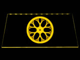 Fallout Synth Retention Bureau Symbol LED Neon Sign USB - Yellow - TheLedHeroes