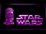 Star Wars R2-D2 (3) LED Neon Sign Electrical - Purple - TheLedHeroes