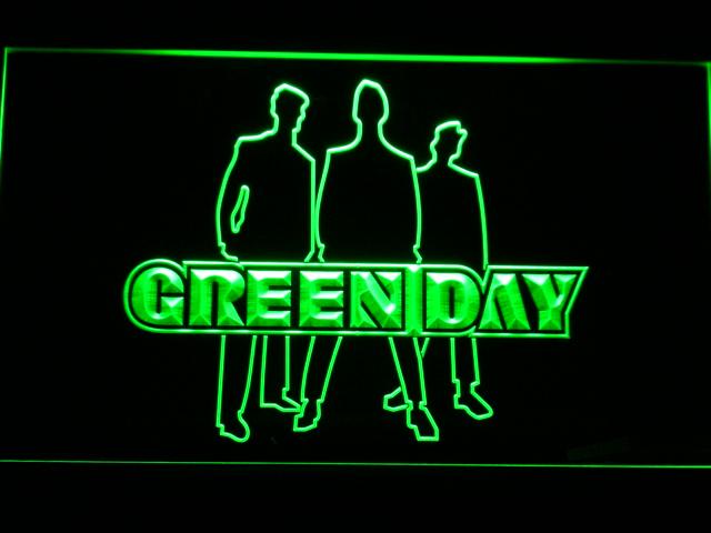 Green Day (2) LED Neon Sign Electrical - Green - TheLedHeroes