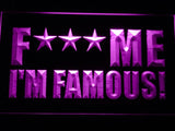 David Guetta Fuck Me I'm Famous LED Neon Sign USB - Purple - TheLedHeroes