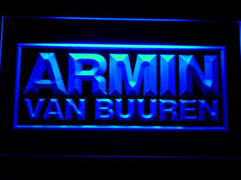 Armin Van Buuren LED Neon Sign USB - Blue - TheLedHeroes