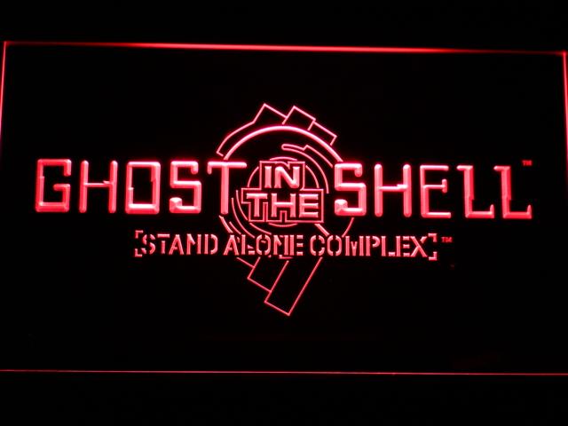 Ghost in the Shell LED Neon Sign Electrical - Red - TheLedHeroes