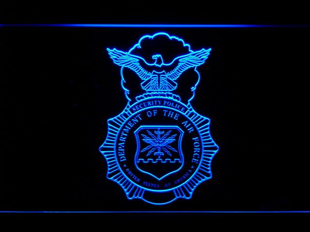 United States Department of the Air Force LED Neon Sign Electrical - Blue - TheLedHeroes